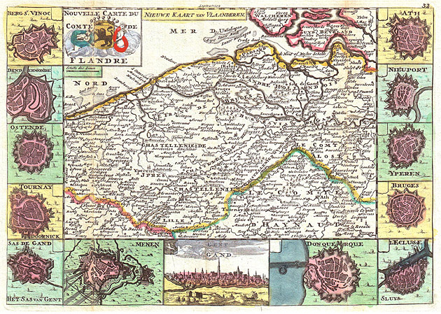 Vlaanderen 1747 De la Feuile