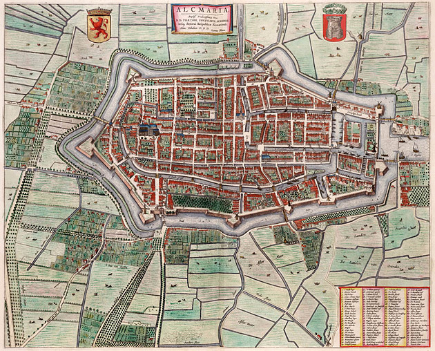 Alkmaar 1649 Blaeu