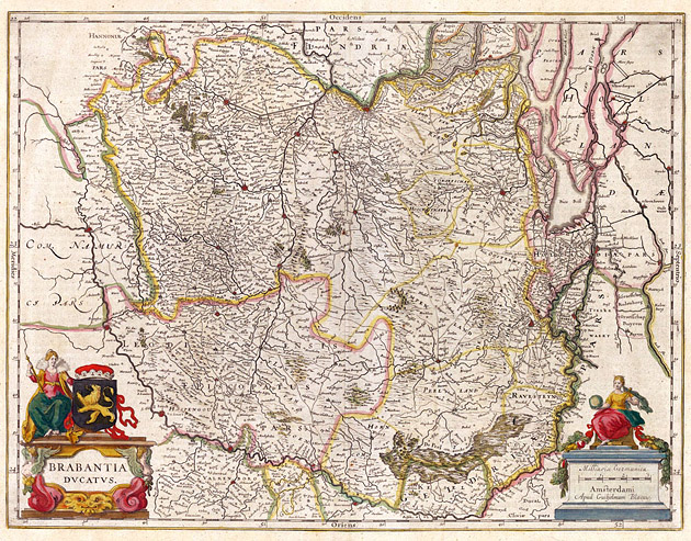Brabantia 1645 Willem Blaeu