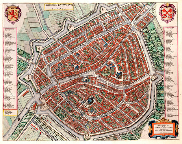Leiden 1649 Blaeu