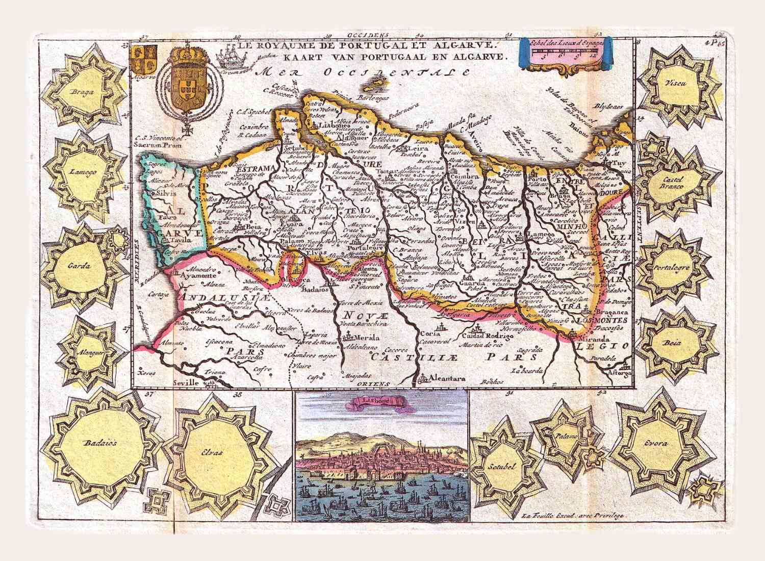 Portugal 1747 De la Feuille