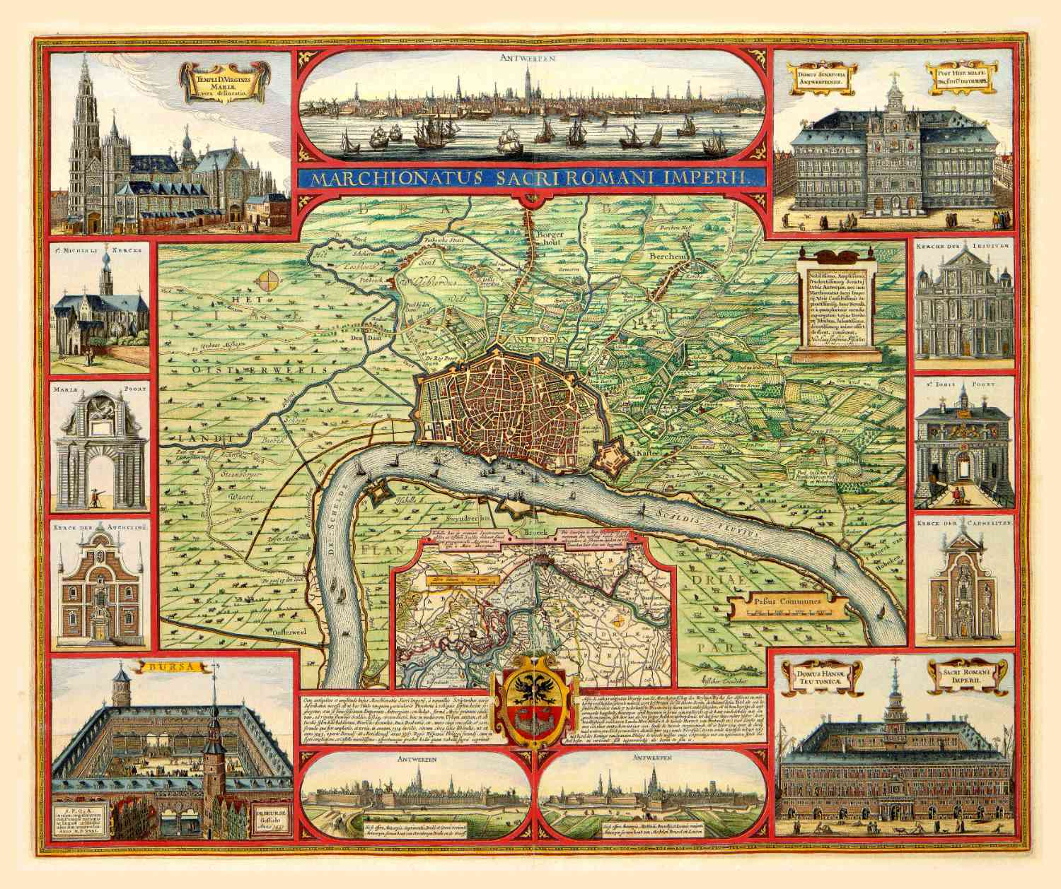 Antwerpen Marchionatus Sacri Romani Imp. 1624 Visscher